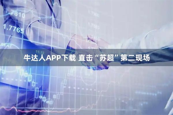 牛达人APP下载 直击“苏超”第二现场