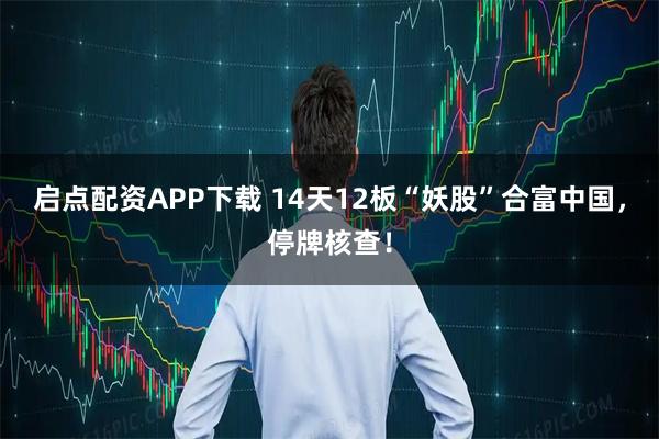 启点配资APP下载 14天12板“妖股”合富中国，停牌核查！